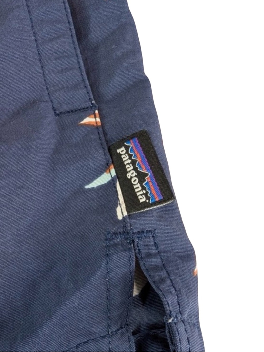 Patagonia Women's Barely Baggies Shorts (2.5") – Mariposa Lily Classic Navy Sz M - Picture 4 of 8